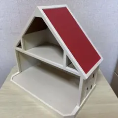 シルバニアファミリー　初期　レア　白いお家　ハウス　ドールハウス