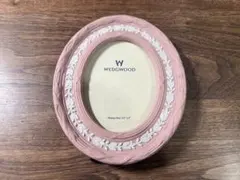 未使用品　箱付き　WEDGWOOD ピンク オーバルフォトフレーム 8157