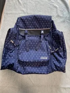 Coleman ネイビー・ドットリュック