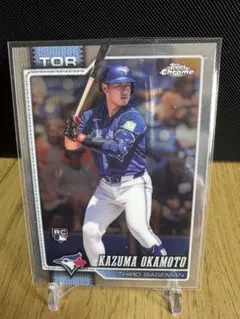 Topps Chrome 2026【岡本和真】RC ベース - メルカリ