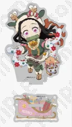鬼滅の刃　クリスマス　アクリルスタンド　竈門禰豆子