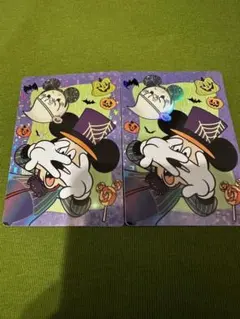 香港ディズニーランド限定！20周年 ハロウィン　トレカ　ミッキーマウス　カード