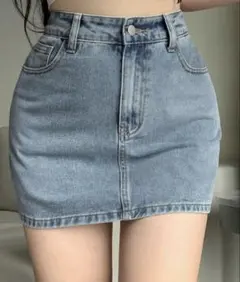 デニム スカート ミニ Mサイズ