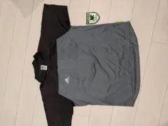 adidas ポロシャツ グレー/ブラック XXO