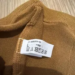 ユニクロ　ヒートテックニットタイツ　サイズL キャメル　茶色