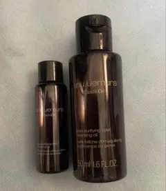 シュウウエムラ　ブラッククレンジングオイル　50ml・15ml