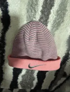 希少◎00s 90s NIKE ボーダー ニット帽 刺繍 vintage y2k