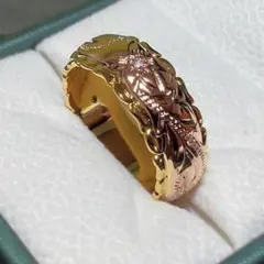 ハワイアン　ジュエリー　指輪　リング　プルメリア　CZダイヤ　おしゃれ　かわいい