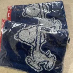 スヌーピー フェイスタオル 2枚セット