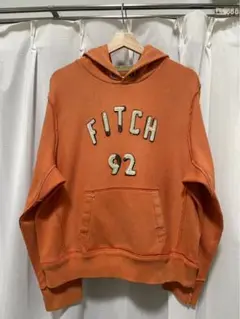 中古　アバクロ　Abercrombie&Fitch パーカー　オレンジ