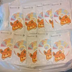 ポケモンセンター 貼って剥がせるステッカー パモ 10枚セット