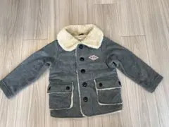 ボア襟付きグレージャケット