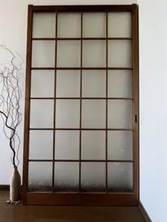 レトロ昭和ガラス引き戸