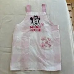 ミニーマウス エプロン ピンク