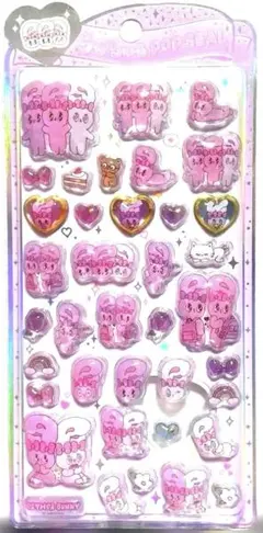 うるちゅるポップ3Dシール　エステルバニー