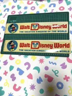 ビンテージ レトロ ミッキー ステッカー 2点