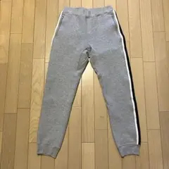 ユニクロ UNIQLOスウェットパンツ グレー サイドストライプ 160