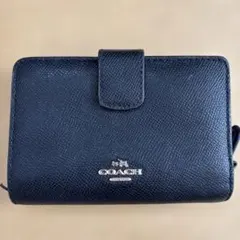 COACH ブラック 二つ折り財布のサムネイル