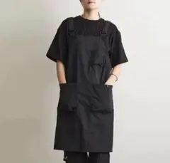 【エプロン】撥水　カフェエプロン 大容量ポケット付き 男女兼用のサムネイル