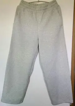 UNIQLO:C　スウェットワイドパンツ　ベージュ　Sサイズ