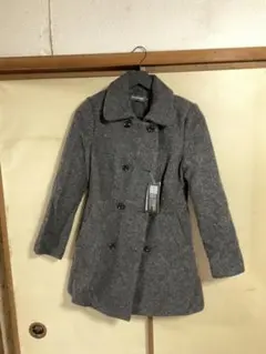 SharkGreen グレー ピーコート ウール