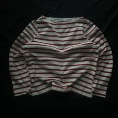 00s OLD UNIQLO ボーダー　ロンT シティボーイ　y2k 短丈