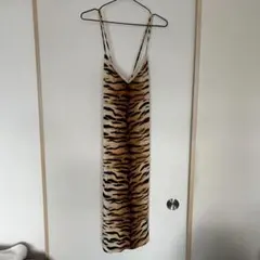 フォーエバー新品トラ柄キャミワンピース 新品 ブラウン その他 春、夏、秋