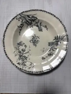 フランスアンティーク ショワジールロワ ポンパドール 深皿 プレート 蚤の市 フランスアンティーク ショワジールロワ ポンパドール 深皿 プレート