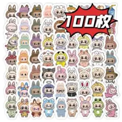LABUBU ラブブ　防水ステッカー シール 100枚