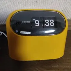 【パラパラ式時計】seiko SD-502Y 黄色