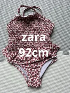 ZARA 花柄 ワンピース水着 12-24ヶ月