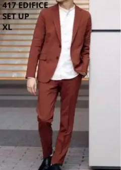 【XL】417 EDIFICE セットアップ スーツ 春夏