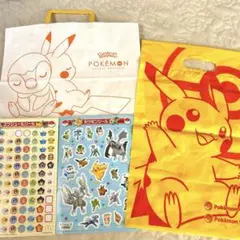 ポケモンシール　ショップ袋セット　ショッパー