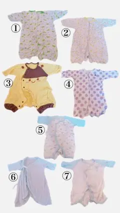 子供服　ベビー服　まとめ売り　男の子 ロンパース  半袖 肌着