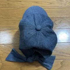 値下げしました★14➕　リボン付キャップ帽子のサムネイル