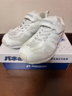 moonstar SUPERSTAR ホワイト スニーカー　19.5cm