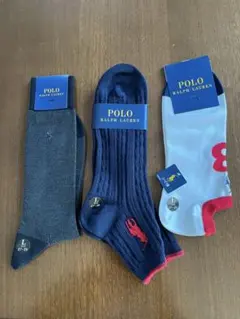 「め」さん専用❗️ Polo Ralph Lauren ソックス 3足セット