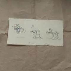 ディズニーアート展 ドナルド ワイドポストカード