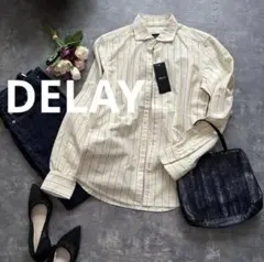 定価1,6万円♡ DELAY コットン100% シャツ　タグ取りました