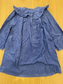 POLO RALPH LAUREN ネイビー 七分袖ワンピース