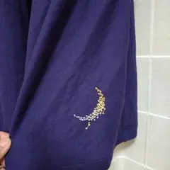 graniph☆三日月刺繍入りカーディガン☆F