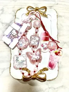 Hello Kitty フラワービーズ 妖精ストラップ - メルカリ