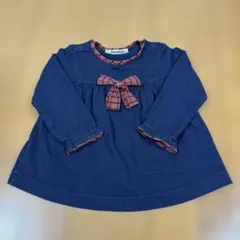 familiar ネイビー 長袖 トップス90