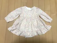 petit main 花柄ワンピース 80サイズ