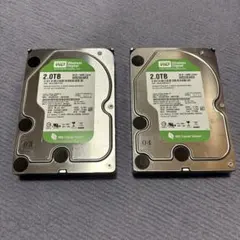 WD Green 3TB HDD 2台セット (計6TB) WD30EZRX - メルカリ