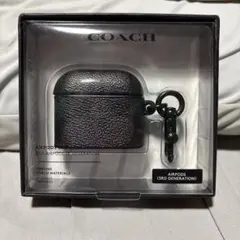 極美品 COACH AirPods 第3世代 ブラック