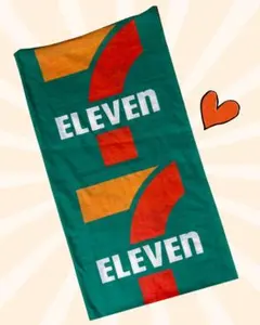 ✨新品✨セブンイレブン ネックウォーマー 薄手サラサラ生地 ロゴ柄 可愛い☆７