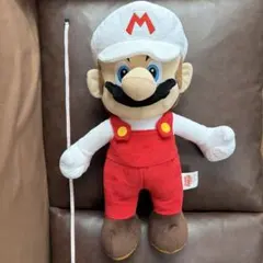 スーパーマリオ　ぬいぐるみ　マリオ　赤　白