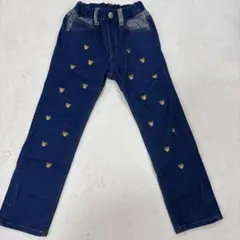 【新品未使用】　ミキハウス　デニム　120cm