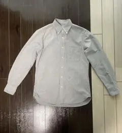 UNITED ARROWS グレー ボタンダウン 長袖シャツ Mサイズ